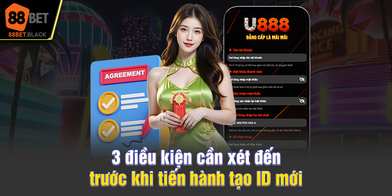 3 điều kiện cần xét đến trước khi tiến hành tạo ID mới